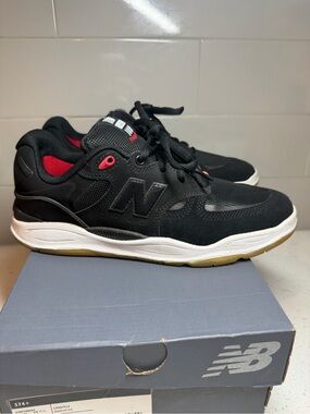 New Balance Numeric Tiago Lemos NM1010 Skate shoes black red mens size 8.5